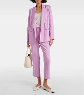 Pantalones rectos Tottenham cropped  | Joseph