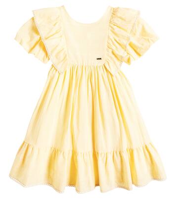 Ruffled cotton-blend dress | Patachou