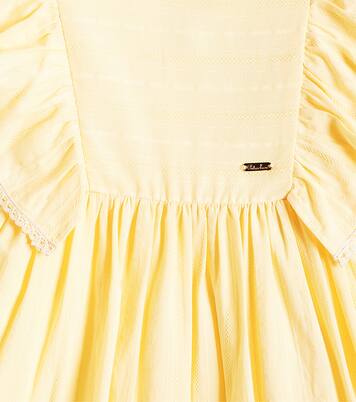 Ruffled cotton-blend dress | Patachou