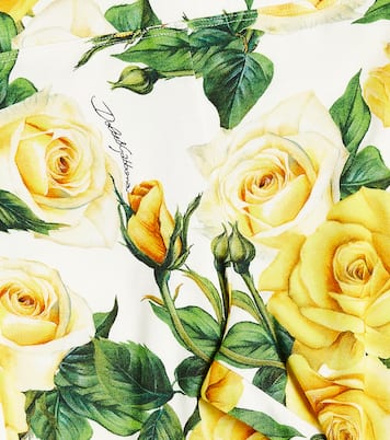 Bedruckte Schlaghose aus Jersey | Dolce&Gabbana Kids