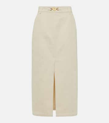 High-Rise-Jeansrock | Patou