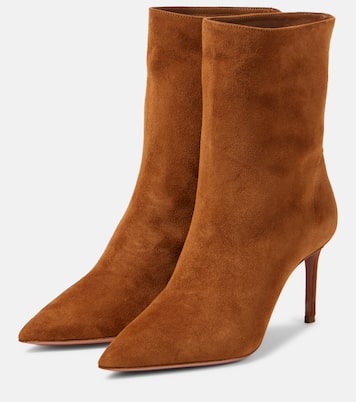 Ankle Boots Matignon aus Veloursleder | Aquazzura