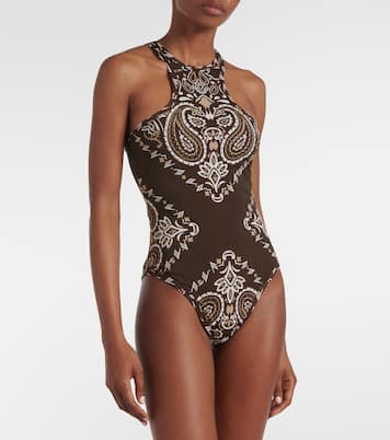 Bedruckter Badeanzug Bandana | The Attico