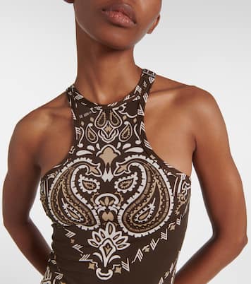 Bedruckter Badeanzug Bandana | The Attico