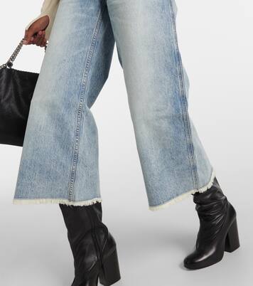High-Rise Cropped Flared Jeans | Stella McCartney