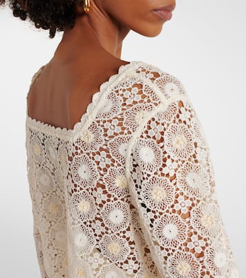 Cropped-Top Natayla aus Häkelstrick | Rixo