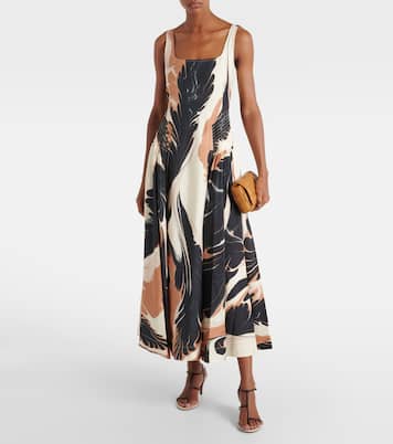 Robe longue Paola imprimée | Simkhai