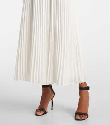 Midikleid Arie mit Lederimitat | Simkhai