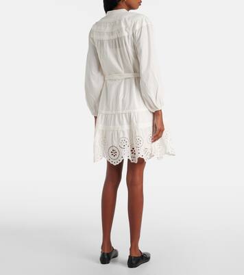 Besticktes Minikleid Barb aus Baumwolle | Velvet