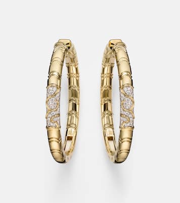 Ohrringe Ondine aus 18kt Gelbgold mit Diamanten | Marina B