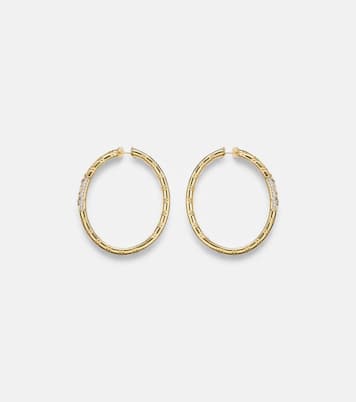 Ohrringe Ondine aus 18kt Gelbgold mit Diamanten | Marina B