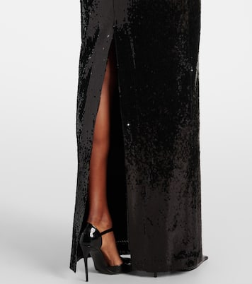 X Nicky Hilton Verzierte Robe Lena mit Pailletten | Rebecca Vallance