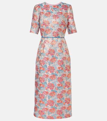 Robe de cocktail en brocart métallisé | Markarian