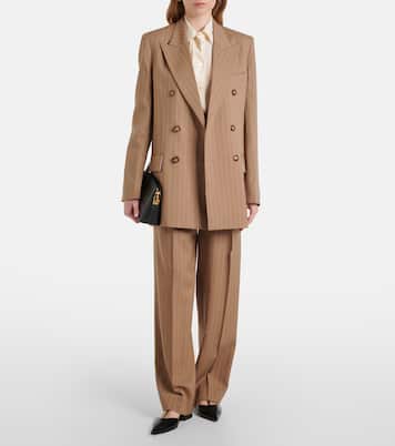 Weite Hose aus Schurwolle | Victoria Beckham