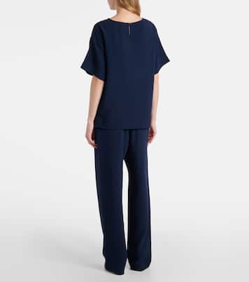 T-Shirt Talia aus Crêpe | Asceno