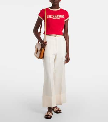 Pantoletten Viva Superstar mit Leder | Valentino Garavani