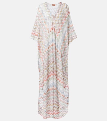 Zigzag lamé beach dress | Missoni