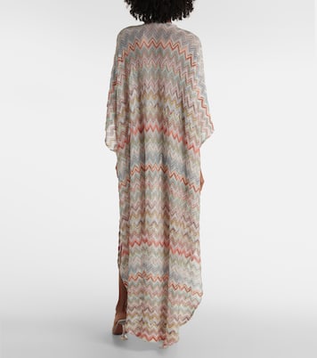 Zigzag lamé beach dress | Missoni