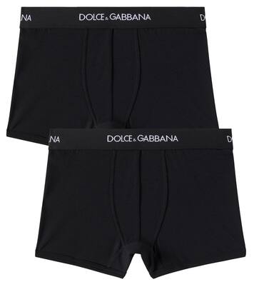Set of 2 logo cotton-blend briefs | Dolce&Gabbana Kids