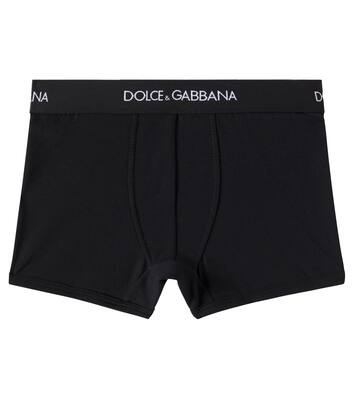 Set of 2 logo cotton-blend briefs | Dolce&Gabbana Kids