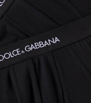 Set of 2 logo cotton-blend briefs | Dolce&Gabbana Kids