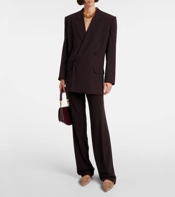 Maysalepumpflat suede ballet flats | Manolo Blahnik