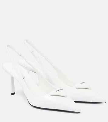 Pumps slingback 75 in pelle | Prada