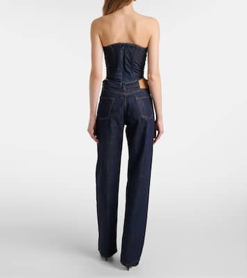RE25 denim corset top | Magda Butrym