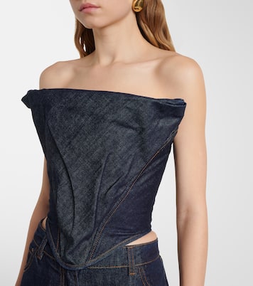 RE25 denim corset top | Magda Butrym