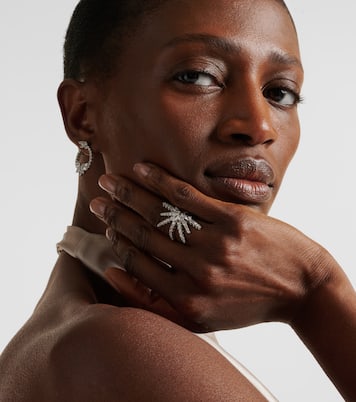 Ring Y-Not aus 18kt Weißgold (750/1000) mit Diamanten | Yeprem