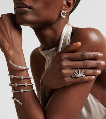 Ring Y-Not aus 18kt Weißgold (750/1000) mit Diamanten | Yeprem