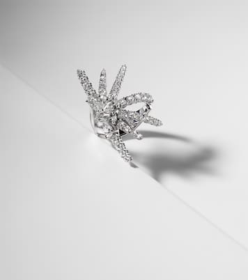 Ring Y-Not aus 18kt Weißgold (750/1000) mit Diamanten | Yeprem