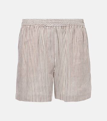 Shorts aus Leinen und Seide | Brunello Cucinelli