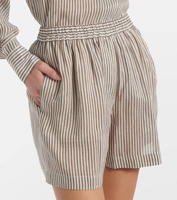 Shorts aus Leinen und Seide | Brunello Cucinelli