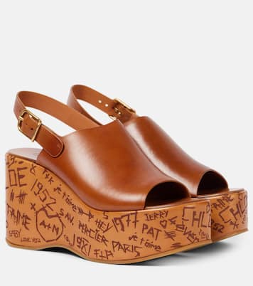 Maxime leather wedges | Chloé