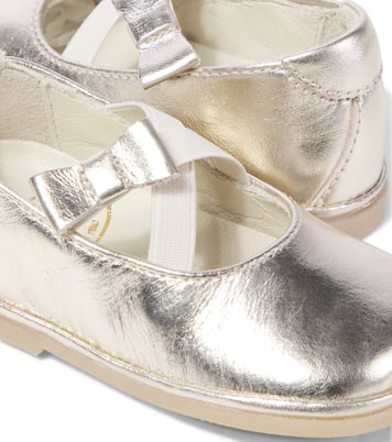 Bebé - bailarinas de piel metalizada | PèPè