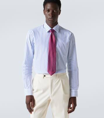 Silk jacquard tie | Charvet