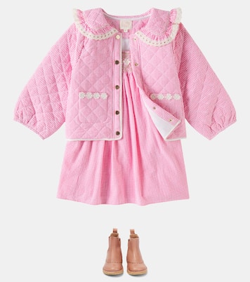 Joulia quilted gingham cotton jacket | Louise Misha