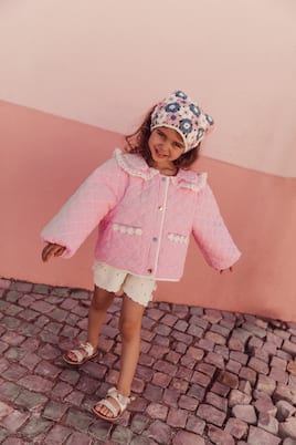 Joulia quilted gingham cotton jacket | Louise Misha