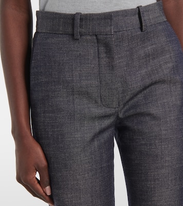 Pantaloni flared Morissey in lana e cotone | Joseph