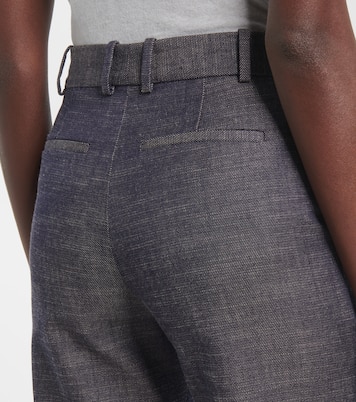 Pantaloni flared Morissey in lana e cotone | Joseph