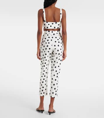 Pantalon capri en coton | Adriana Degreas