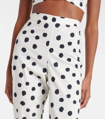 Pantalon capri en coton | Adriana Degreas