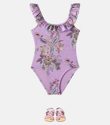 Rhiannon paisley swimsuit  | Zimmermann Kids