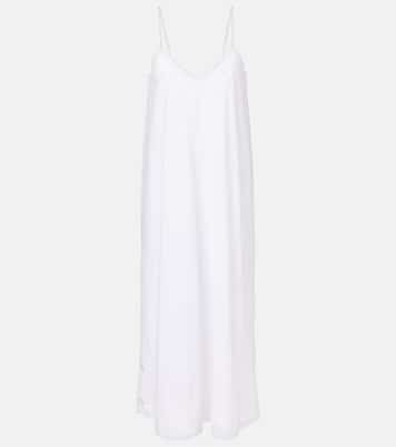 Robe midi brodée en coton | Juliet Dunn