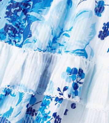 Camila ruffled floral cotton dress | Poupette St Barth Kids