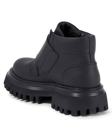 Botas DG de piel grabada | Dolce&Gabbana Kids