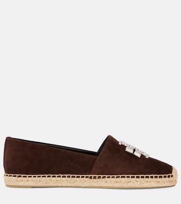 Espadrilles Double T aus Veloursleder | Tory Burch