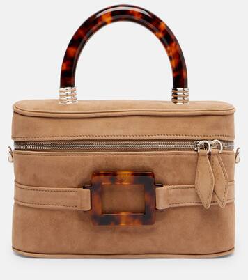 Schultertasche Vanity Mini aus Veloursleder | Roger Vivier