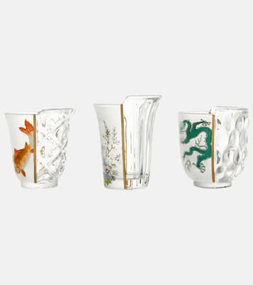 Hybrid Aglaura set of 3 glasses | Seletti